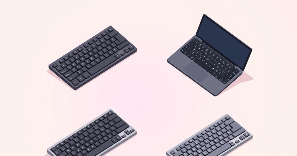 Isometric illustration of 65% vs 75% Keyboards: Which Compact Layout to Pick